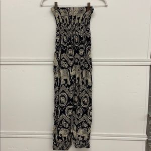 Genie pants with elephants